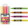 Zakreślacze Centropen Flexi Fluo giętka końcówka, 4 kolory - 3